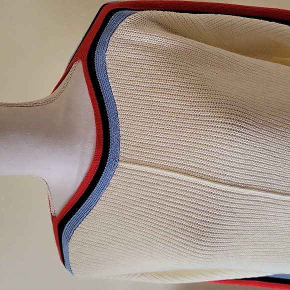 T by Talbots Tipped Stripe Sweater NWT - Picture 3 of 8